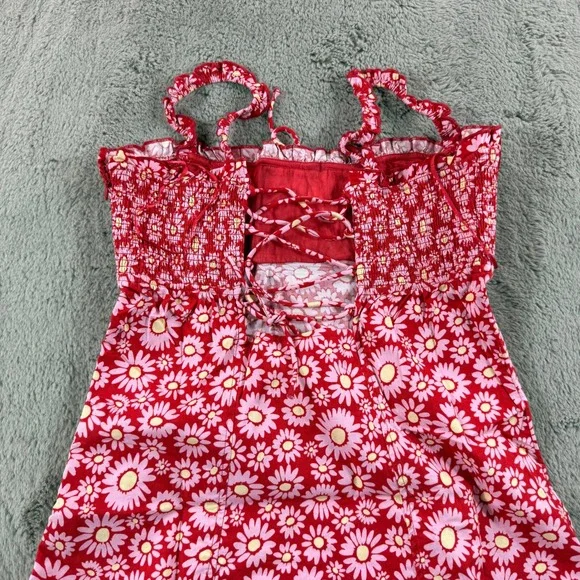 NWT Free People Lucinda Printed Midi Dress CottageFloral Smocked Size L Sun Boho - Picture 9 of 16